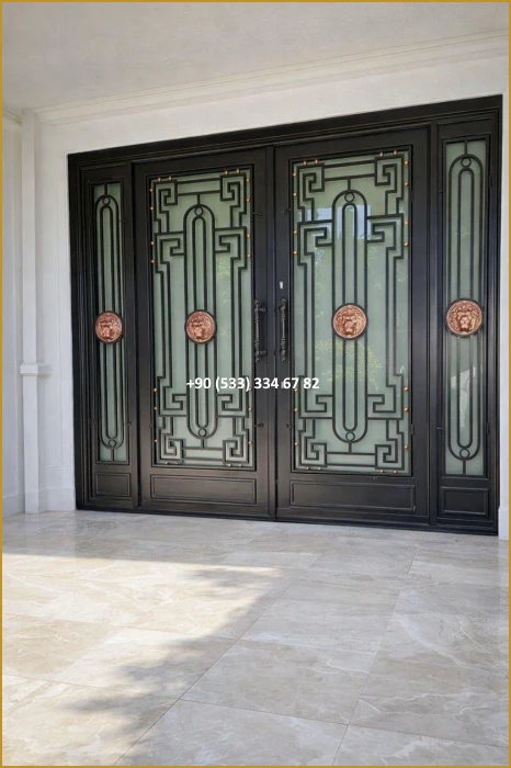 VİLLA KAPILARI-FERFORJE VİLLA KAPILAR-VİLLA GİRİŞ KAPILAR-BAHÇE KAPILARI-FERFORJE KAPILAR mod8492