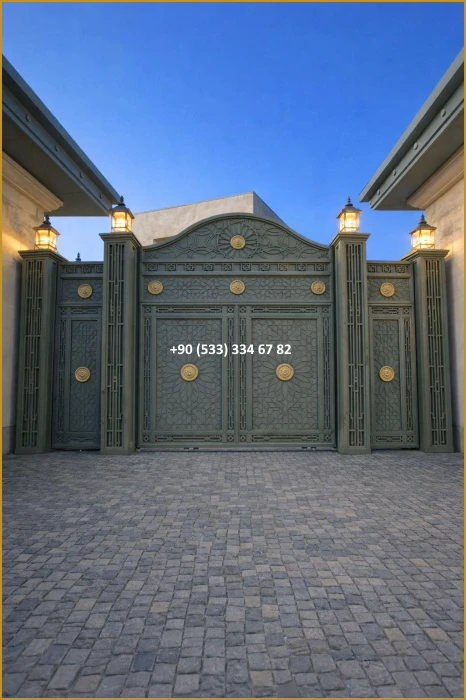 VİLLA KAPILARI-FERFORJE VİLLA KAPILAR-VİLLA GİRİŞ KAPILAR-BAHÇE KAPILARI-FERFORJE KAPILAR mod8475