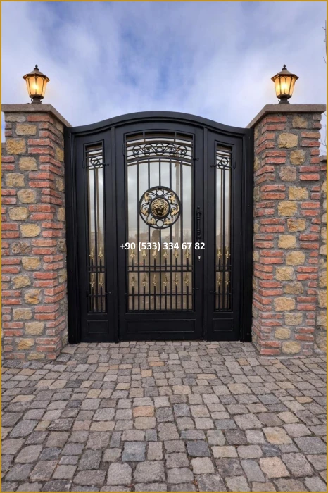 VİLLA KAPILARI-FERFORJE VİLLA KAPILAR-VİLLA GİRİŞ KAPILAR-BAHÇE KAPILARI-FERFORJE KAPILAR mod8446